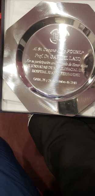 Invitado de Honor el Sr. Decano de la Facultad de Odontología de la UNLP | Prof. Dr. Gabriel E. Lazo 