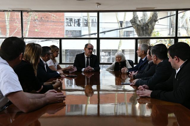 VISITA DEL MINISTRO DE JUSTICIA JULIO ALAK A LA FOLP UNLP