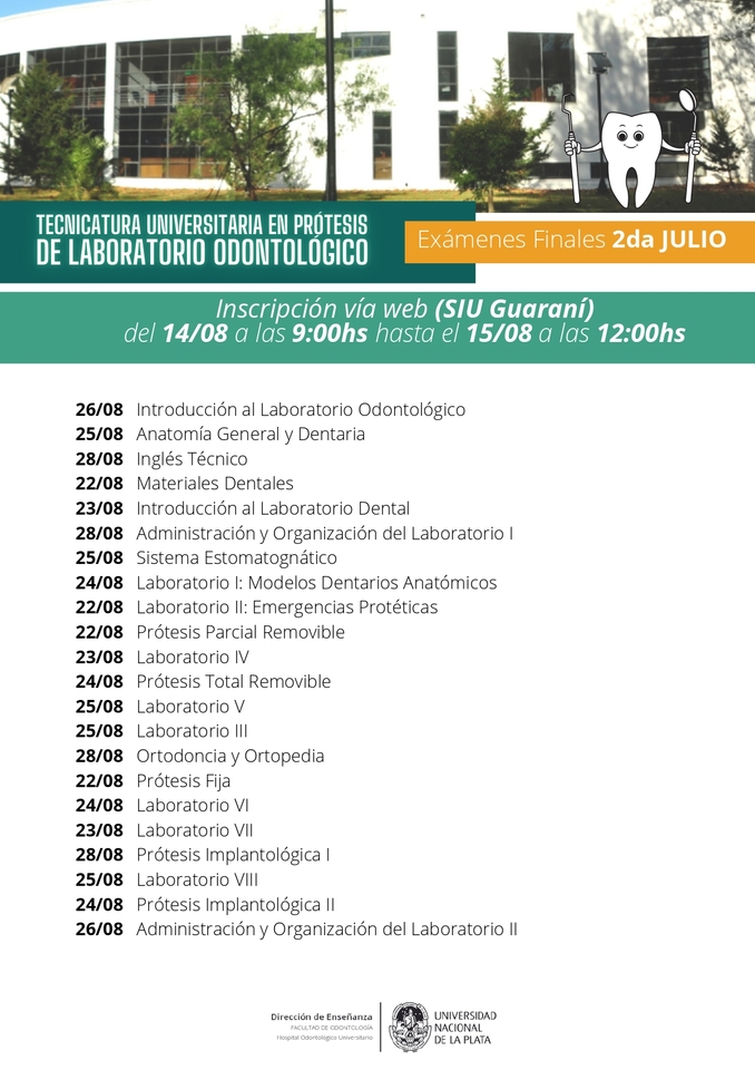 Mesa de Finales 2da de Julio