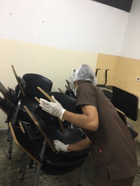 Se dió comienzo a la desinfección, fumigación y desinsectación en nuestra unidad académica.