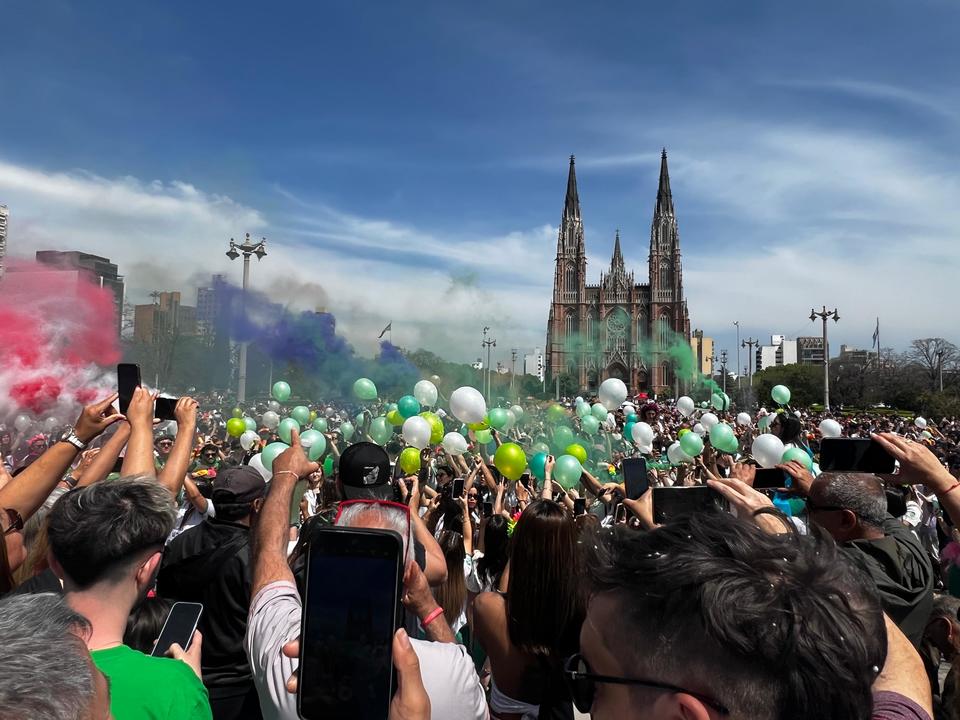 Multitudinario cierre de la Semana de la Salud Bucal en Plaza Moreno