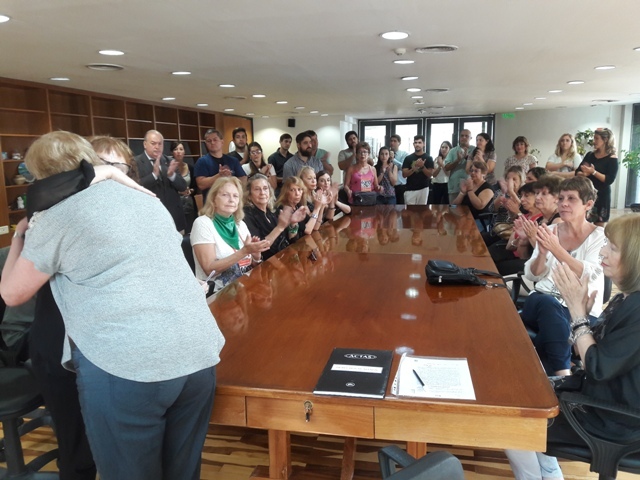 Homenaje a Desaparecidos de la Facultad