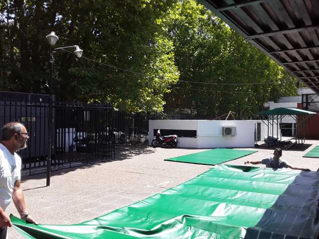 Nuevo toldo en nuestra facultad! 