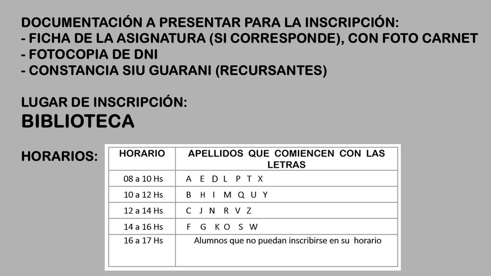 Ingreso 2025