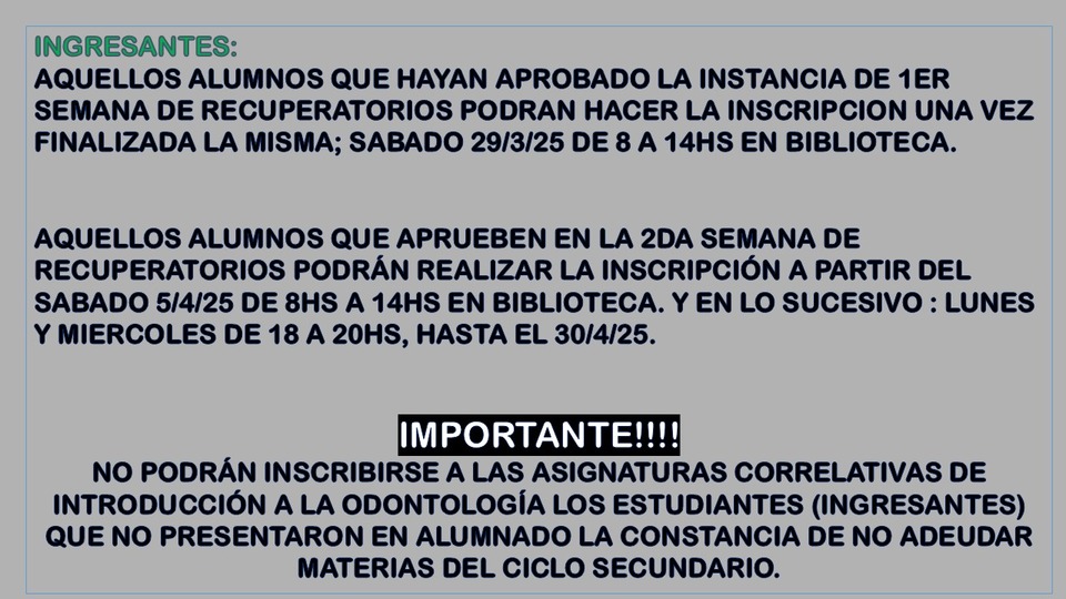 Ingreso 2025
