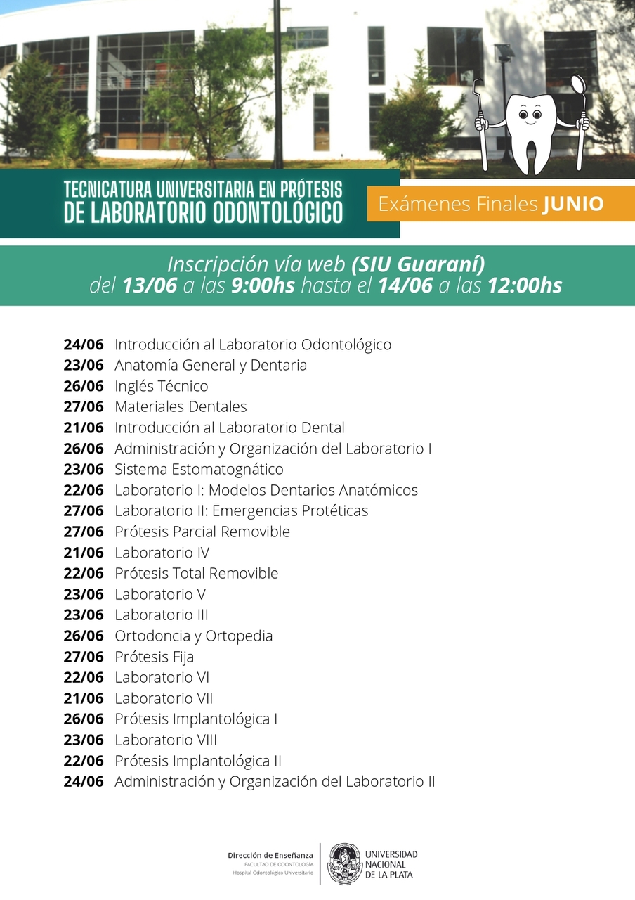 Mesa de finales del mes de Junio
