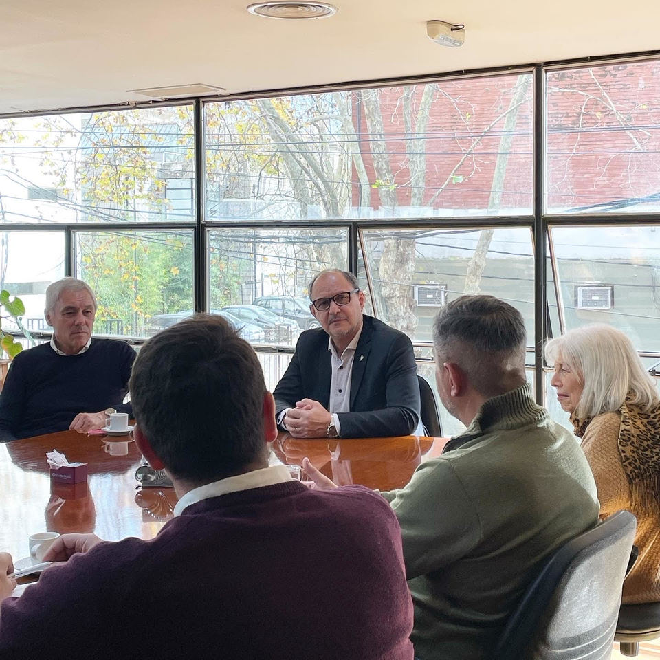 Visita a la FOLP del Intendente de Berisso  Fabián Cagliardi