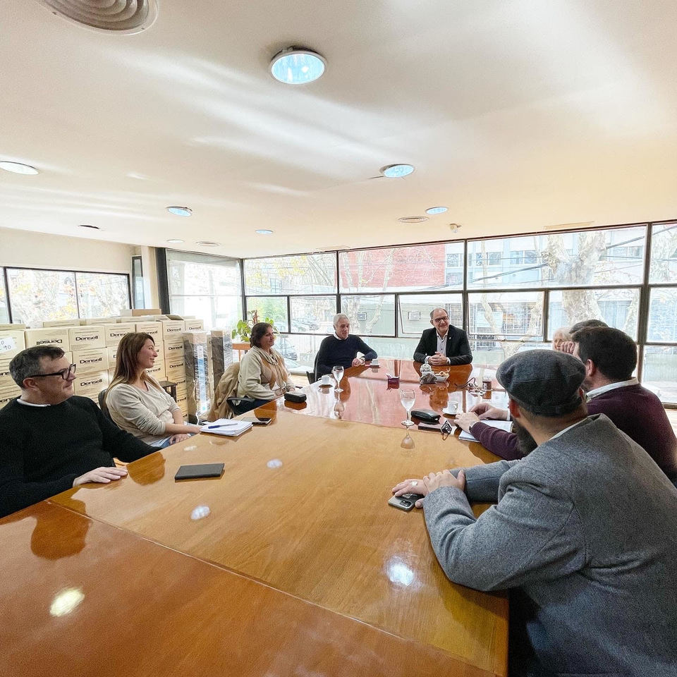 Visita a la FOLP del Intendente de Berisso  Fabián Cagliardi